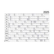   Plakátnaptár 2 oldalas éves tervezővel 980x680mm Realsystem 2025.