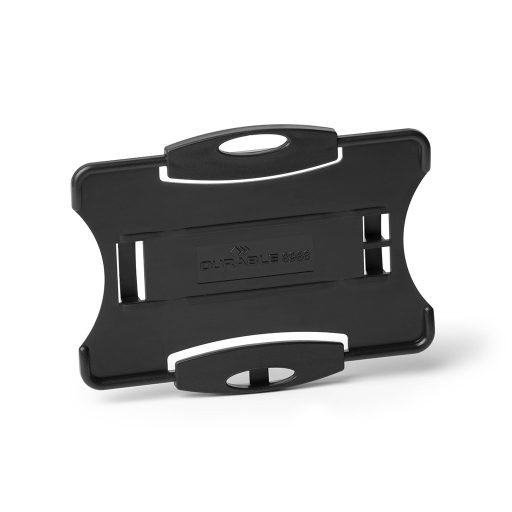 Biztonsági kártyatartó 1 kártyához DURABLE ECO fekete 10db/csom