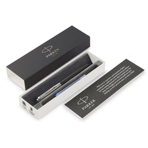 Töltőtoll Bond Street fekete test, ezüst klipsz 2030947 PARKER ROYAL JOTTER