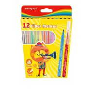   Rostirón, filctoll készlet 2mm 12 db/bliszter Keyroad vegyes színek
