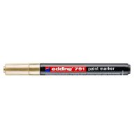 Lakkmarker 1-2mm, kerek Edding 791 arany