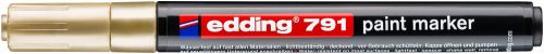 Lakkmarker 1-2mm, kerek Edding 791 arany