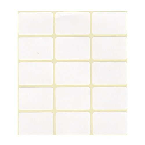 Etikett címke, 20x30mm, 4 lap, 15 címke/lap