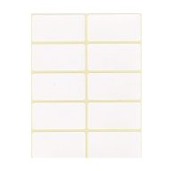 Etikett címke, 25x50mm, 6 lap, 10 címke/lap Etikett címke, 25x50mm, 6 lap, 10 címke/lap