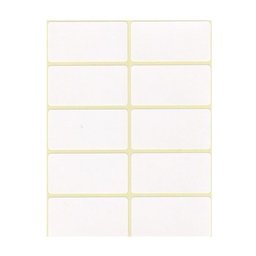 Etikett címke, 25x50mm, 6 lap, 10 címke/lap