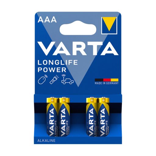 ELEM AAA MIKRO LR03 VARTA LONGLIFE POWER 4DB/CSOMAG