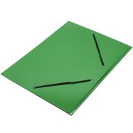 Gumis mappa A4, 400g. karton Fornax Glossy zöld 