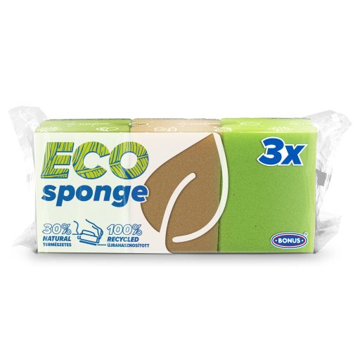 Mosogató szivacs formázott 10g Bonus 3db/csom