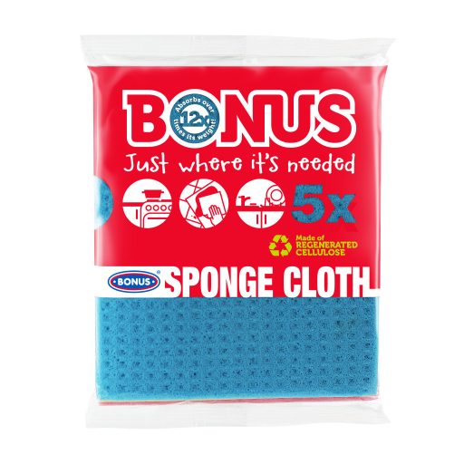 Szivacsos kendő 5 db-os Bonus