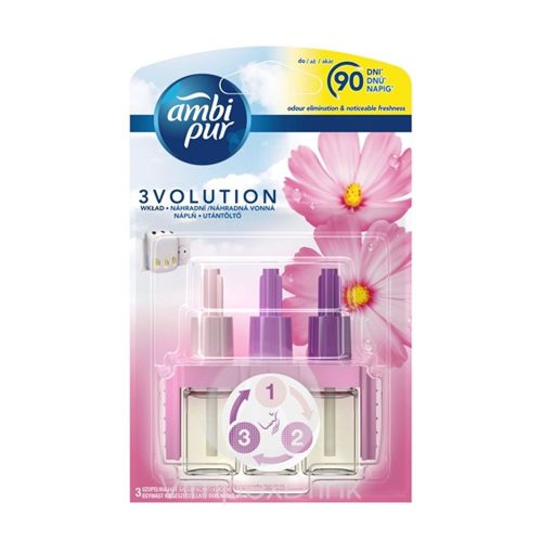 Légfrissítő elektromos utántöltő 20 ml., Ambi Pur 3 Volution Flower&Spring