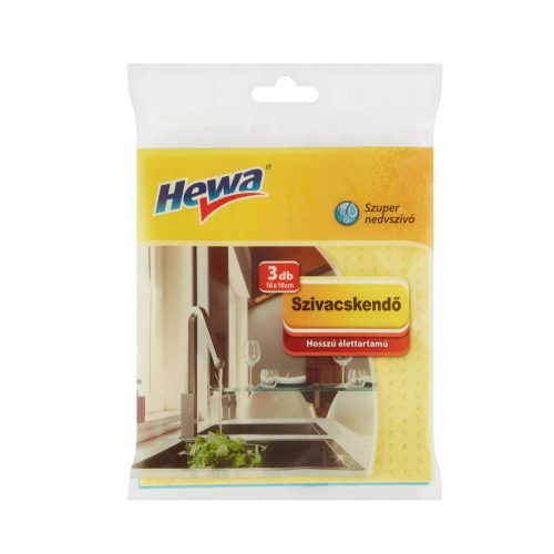 Szivacskendő 3 db/csomag, Hewa