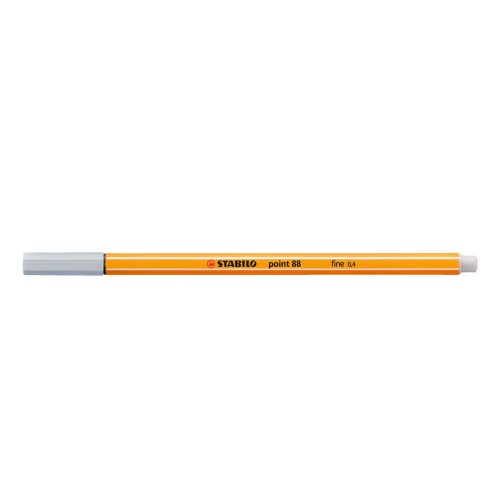 Rostirón, tűfilc 0,4mm, STABILO Point 88 világos szürke