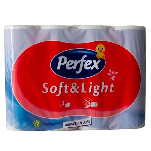 Toalettpapír 3 rétegű 24 tekercs/csomag, Boni Perfex