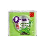   Toalettpapír 4 rétegű 24 tekercs/csomag, Bambusz- fehér tea