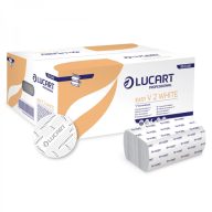   Kéztörlő hajtogatott V 2 rétegű törtfehér 190 lap/csomag, 20 cs/karton Easy Lucart
