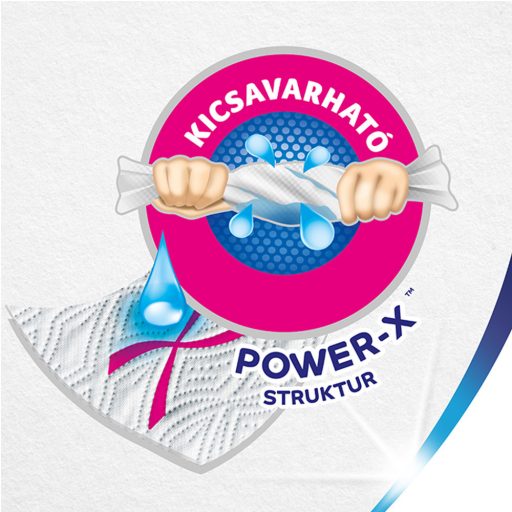 Háztartási papírtörlő 2 rétegű 4 tek/csomag Wish&Weg Original Zewa