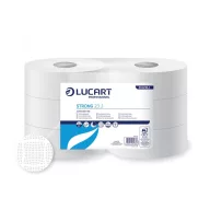  Toalettpapír közületi 2 rétegű átmérő 23 cm hófehér 100 % cellulóz 6 tekercs/karton 23 J Strong Lucart_812216J