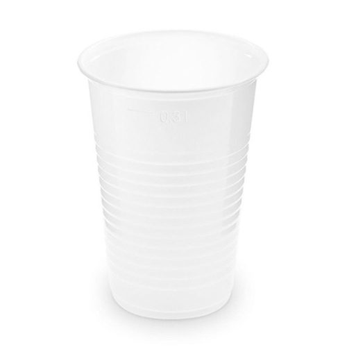 Pohár 3dl műanyag 50 db/csomag, víztiszta