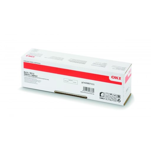 Oki B432/MB492 Toner 12K /eredeti/