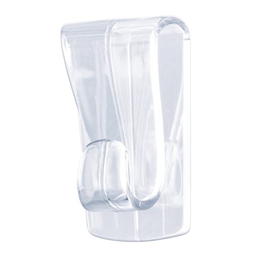 Akasztó öntapadós műanyag, 1 kg teherbírású 2 darab/bliszter Tesa Powerstrips átlátszó