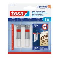   Akasztócsavar öntapadó, állítható, sima felületekhez 3 kg teherbírású 2 darab/bliszter Tesa Powerstrips