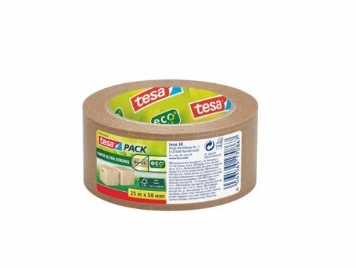 Ragasztószalag papír 50mmx25m Tesa Ultra Strong ecoLogo barna