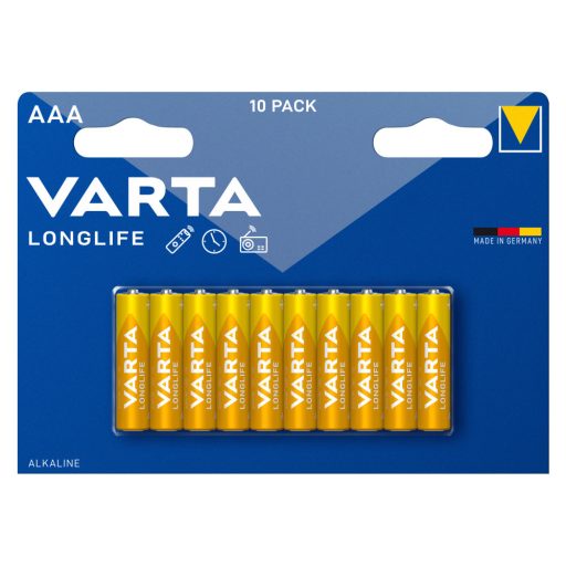 Elem AAA ceruza LR03 Longlife 10 db/csomag, Varta