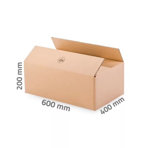 Kartondoboz 600x400x200 mm 3 rétegű