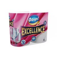   Háztartási papírtörlő 3 rétegű 2 tekercs/csomag 75 lap/tekercs Ooops! Excellence