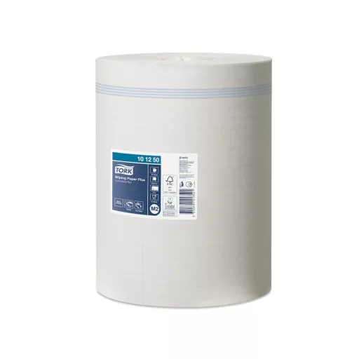 Kéztörlő 2 rétegű tekercses átmérő: 19 cm 6 tekercs/karton Plus M2 Advanced Tork_101250 fehér