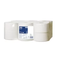   Toalettpapír 1 rétegű közületi átmérő: 1,8 cm 12 tekercs/csomag T2 Mini Jumbo Tork_120161 natúr