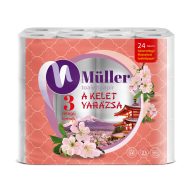   Toalettpapír 3 rétegű kistekercses 24 tekercs/csomag Kelet Varázsa