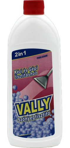 Szőnyeg- és kárpittisztító sampon 500 ml 2in1gépi és kézi Vally