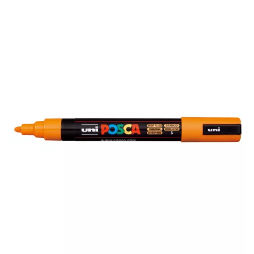 Dekormarker 1,8-2,5mm, Uni Posca PC-5M ragyogó sárga