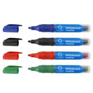   Táblamarker 3mm, kerek, cserélhető betétes, Bluering fekete