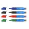 Táblamarker 3mm, kerek, cserélhető betétes, Bluering kék