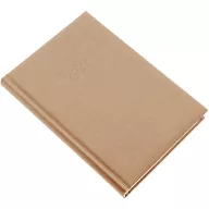   Határidőnapló Standard A/5, napi fehér lapokkal drapp Realsystem 2024.