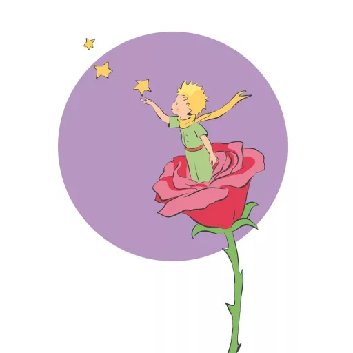 Falinaptár képes lemeznaptár 300x300mm, Le Petit Prince Realsystem 2024.