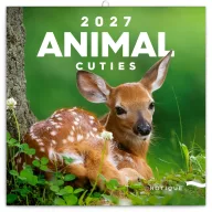   Falinaptár képes lemeznaptár 300x300mm, Animal Cuties Realsystem 2024.