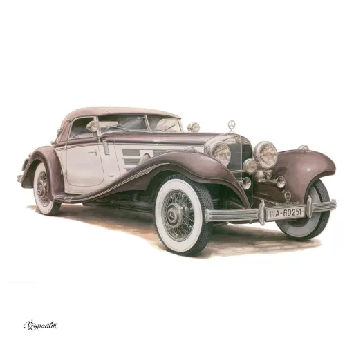 Falinaptár képes lemeznaptár 300x300mm, Classic Cars Realsystem 2024.