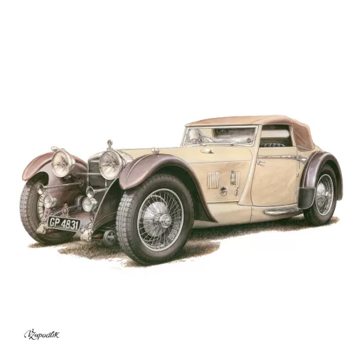 Falinaptár képes lemeznaptár 300x300mm, Classic Cars Realsystem 2024.
