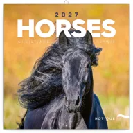  Falinaptár képes lemeznaptár 300x300mm, Horses – Christiane Slawik Realsystem 2024.