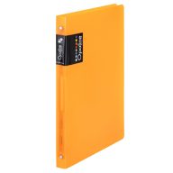   Gyűrűskönyv A4, 4 gyűrűs 2cm gerinc PP,  Karton P+P Opaline narancs