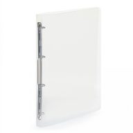   Gyűrűskönyv A4, 4 gyűrűs 2cm gerinc áttetsző PP,  Karton P+P Lines transzparens