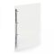 Gyűrűskönyv A4, 4 gyűrűs 2cm gerinc áttetsző PP,  Karton P+P Lines transzparens