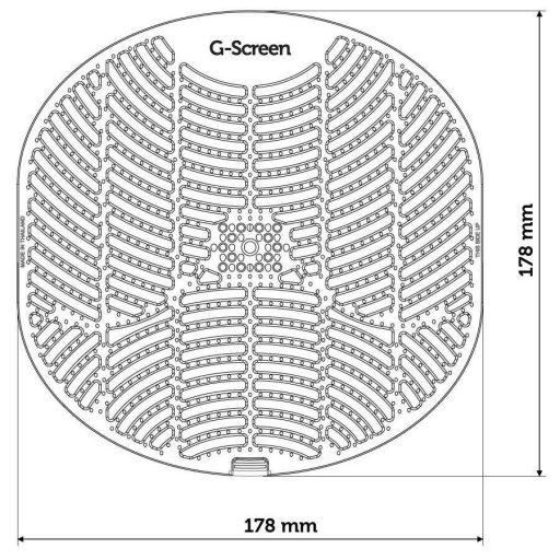 Pissoire rács műanyag illatos G-Screen Grapefruit - Kiwi  4DB/CSOMAG!!!!