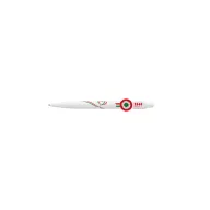   Golyóstoll 0,8mm, nyomógombos Ico kokárdás, 10 db/csomag, írásszín kék