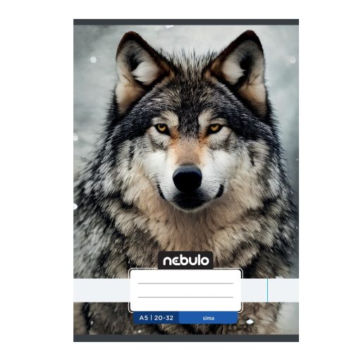 Füzet, A5, sima, 20-32, Vagány minták, 16 db/csomag Nebulo