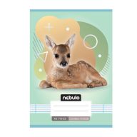   Füzet, A5, 2. osztályos vonalas, 16-32, Állatos minták, 16 db/csomag Nebulo