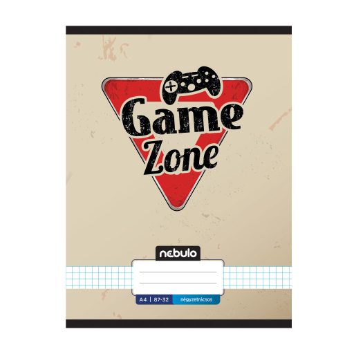 Füzet, A4, kockás, 87-32, Xtreme minták, 12 db/csomag Nebulo